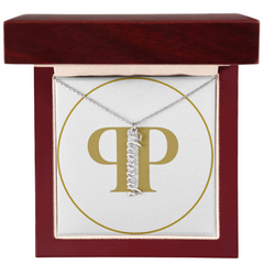 Custom Multi-Name Vertical Necklace